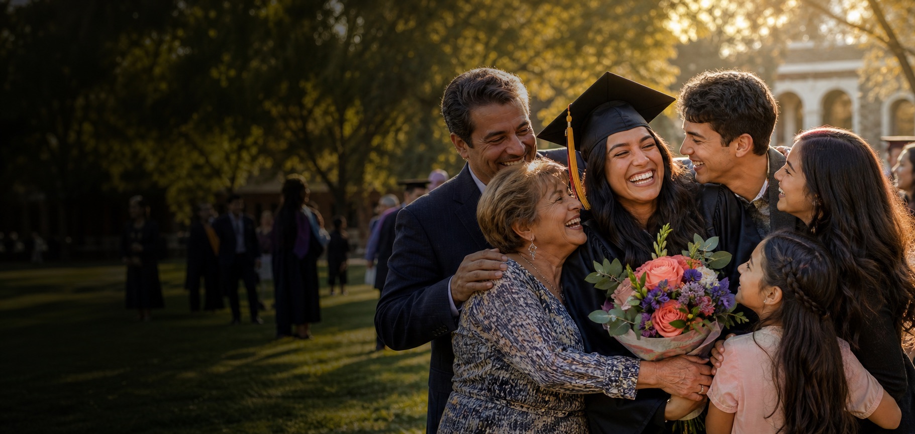 A graduation celebration